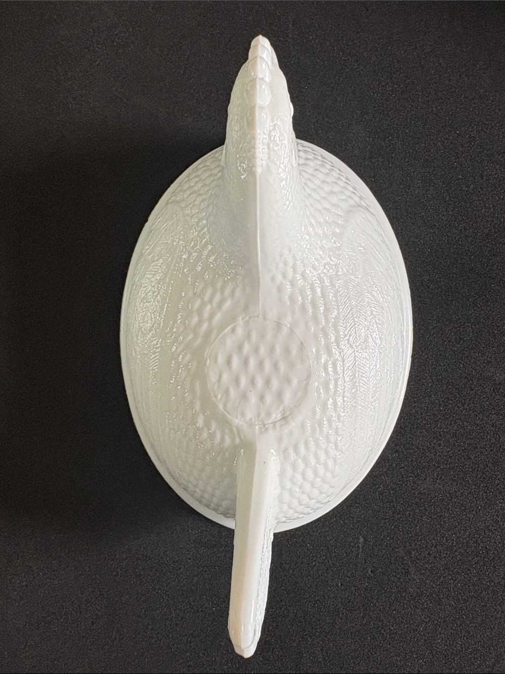 Indiana Glass HEN ON A NEST white milk glass dish - Picture 11 of 16
